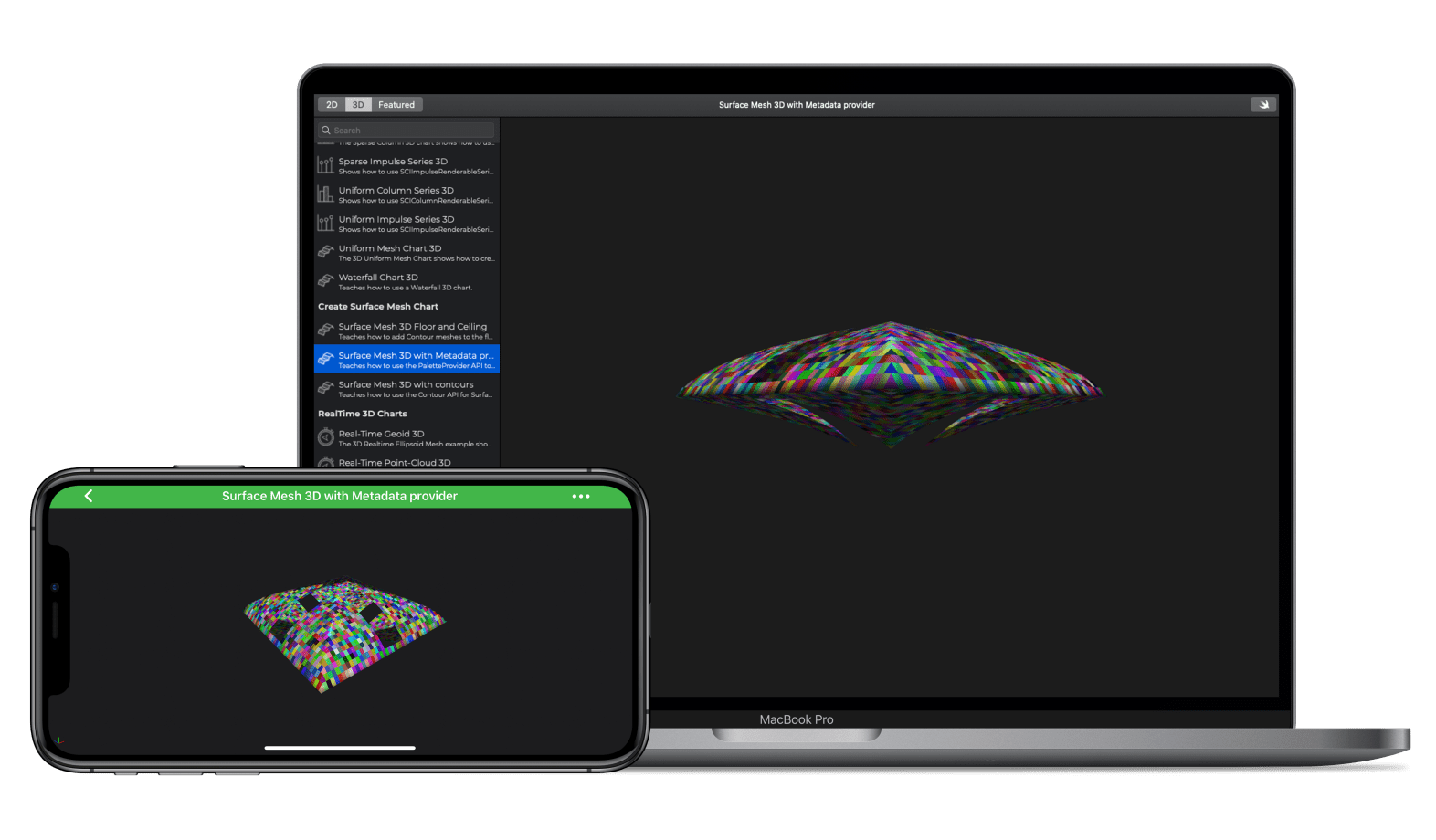 IOS MacOS Surface Mesh 3D PaletteProvider SciChart